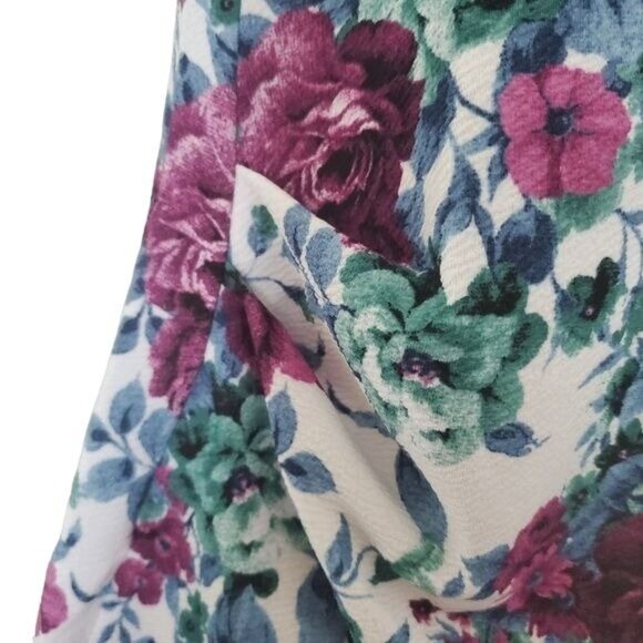 Pinkblush Maternity dress Floral Print Short Sleeve Size Small Round Neck New - Picture 4 of 8